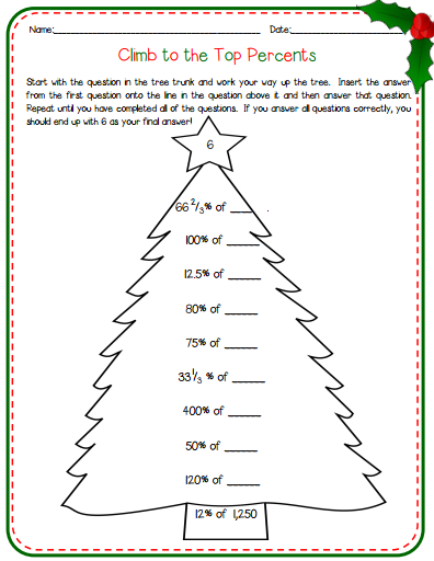 Christmas Activities For Middle School Students