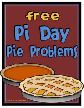 FREE Pi Day Area & Circumference Math Word Problems-image