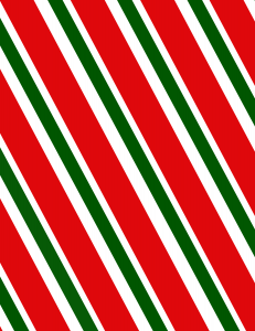 red and green stripe paper