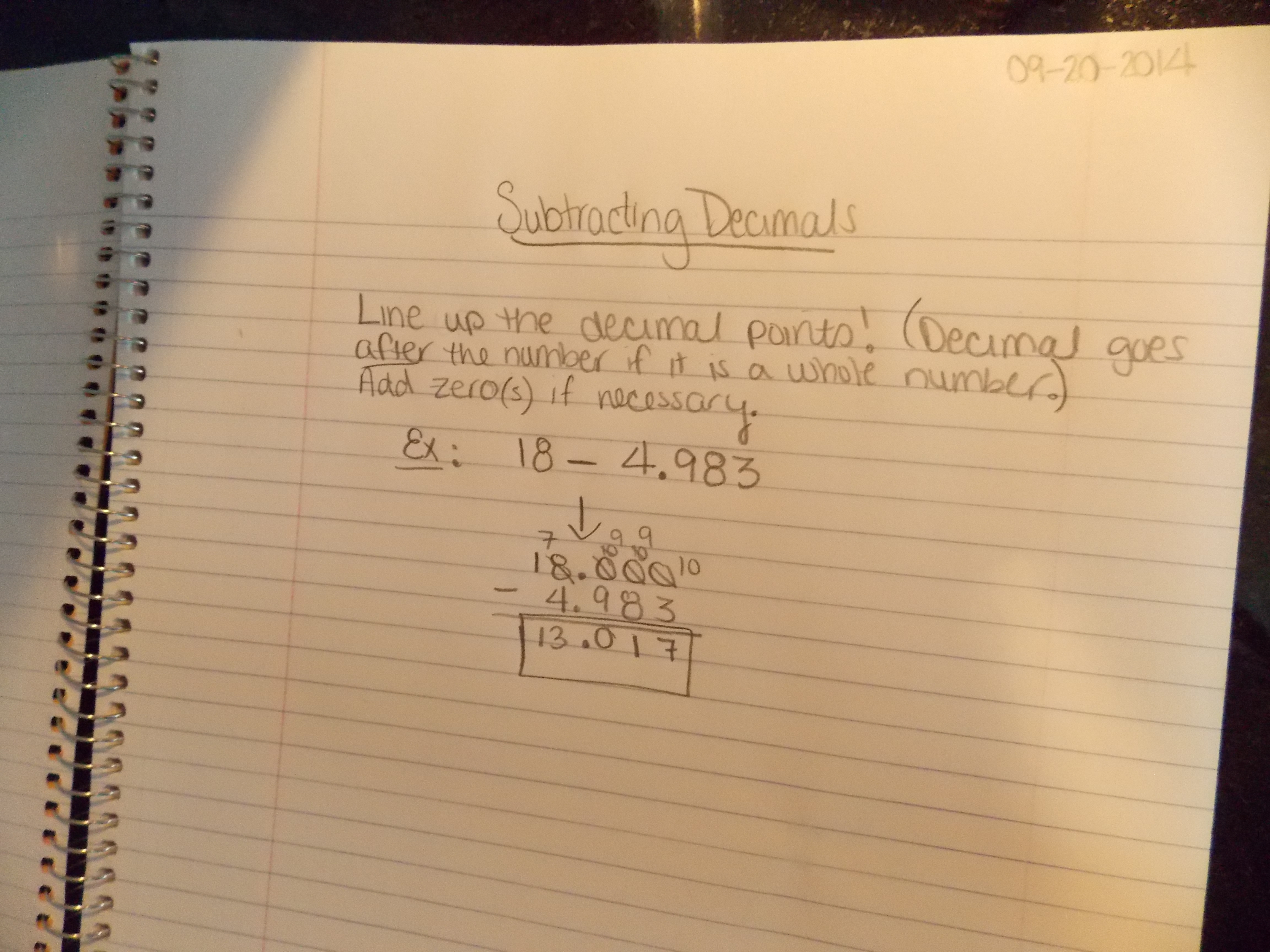 Ideas for Setting Up Math Notebooks Math in the Middle