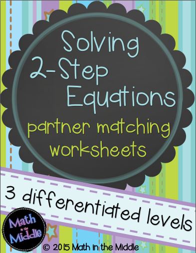 2 step equations partner matching pic1