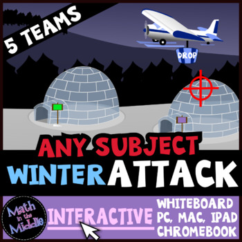 Attack Interactive - Winter - A Review Game for Any Subject and Grade Level-image