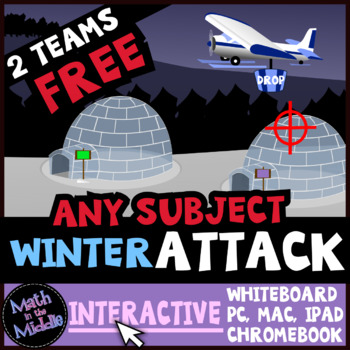 Attack Interactive - Winter - A FREE Review Game for Any Subject and Grade Level-image